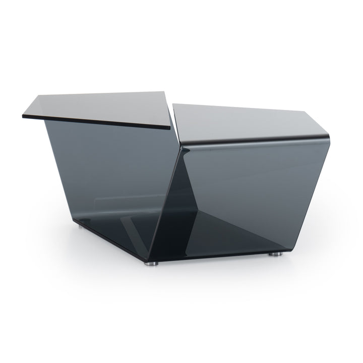 Waina Glass Coffee Table Black
