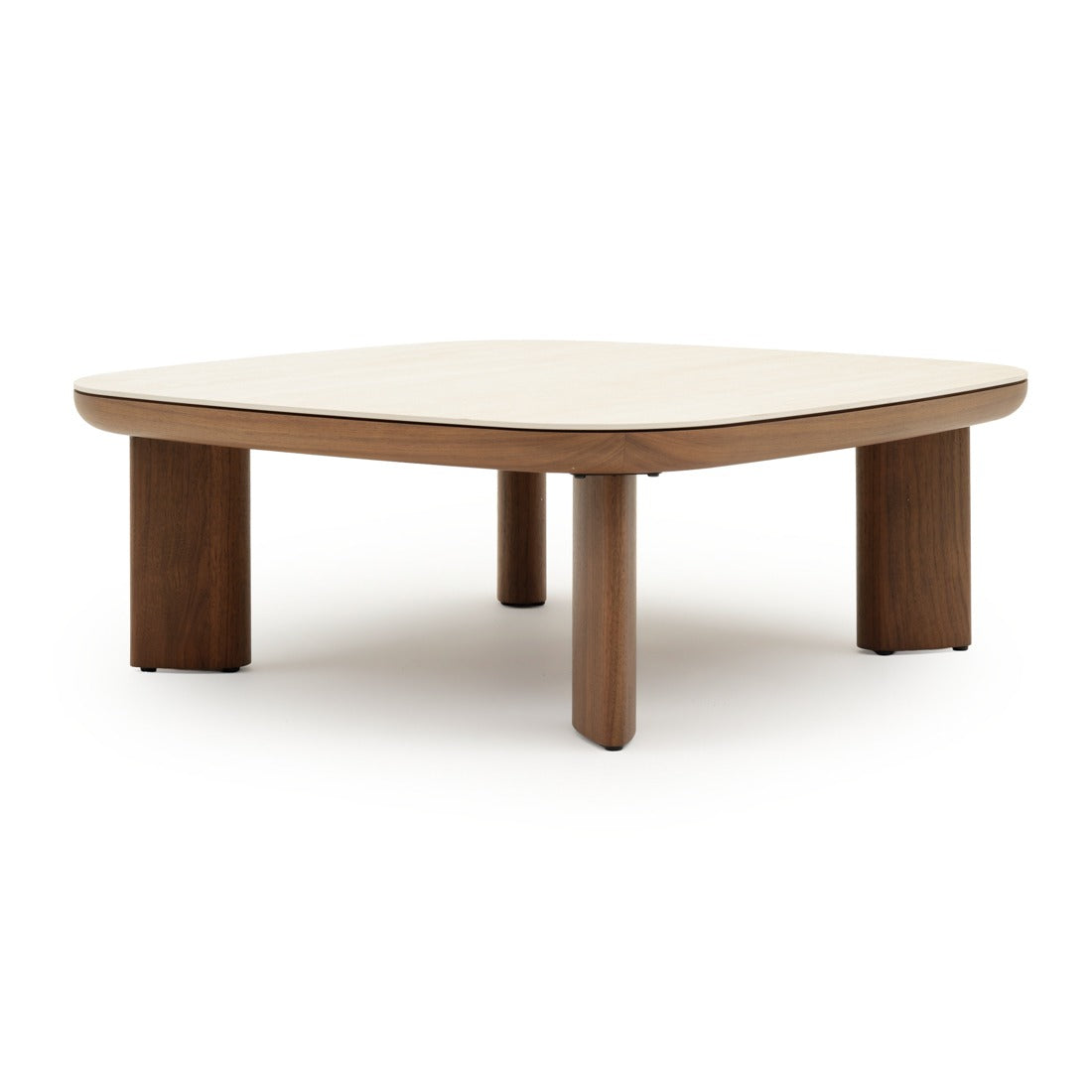 Navani Ceramic Coffee Table Light Brown