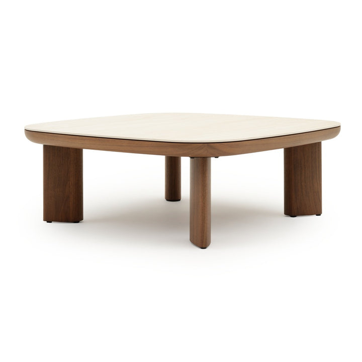 Navani Ceramic Coffee Table Light Brown
