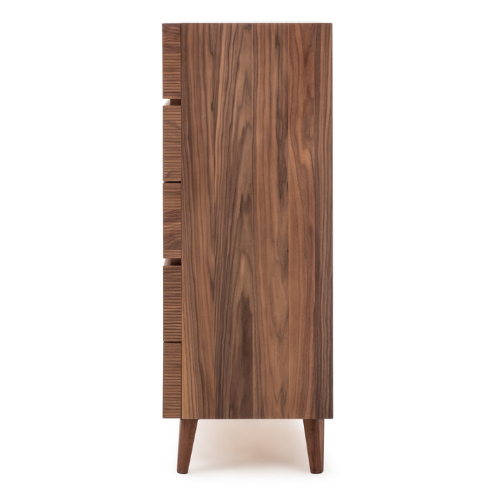 Eckhart 5-Drawer Chest Dark Brown