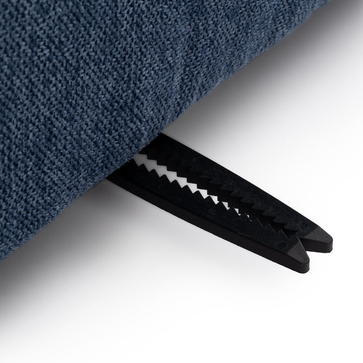 Ellemia Modular Armless Chair Dark Blue