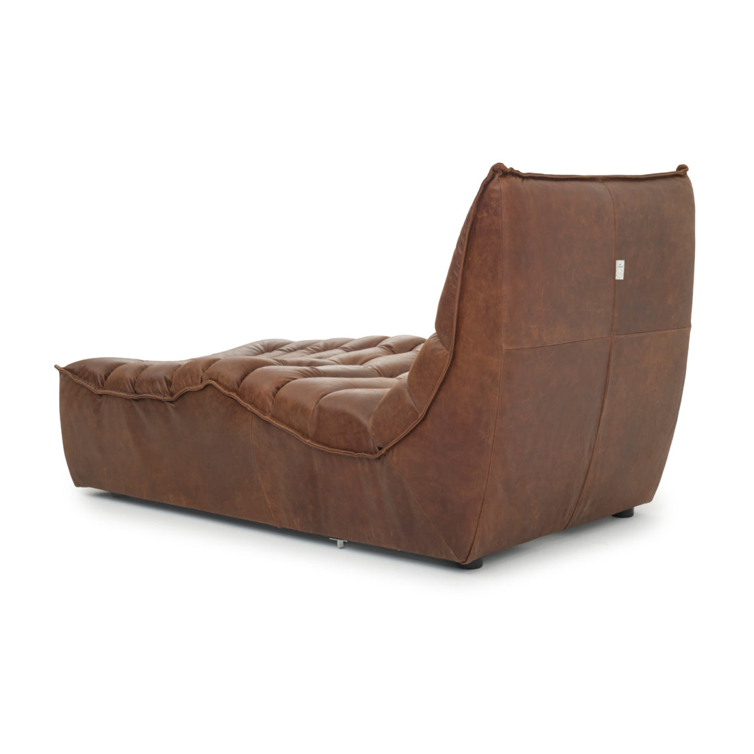 Nesto Modular Armless Chaise Dark Brown