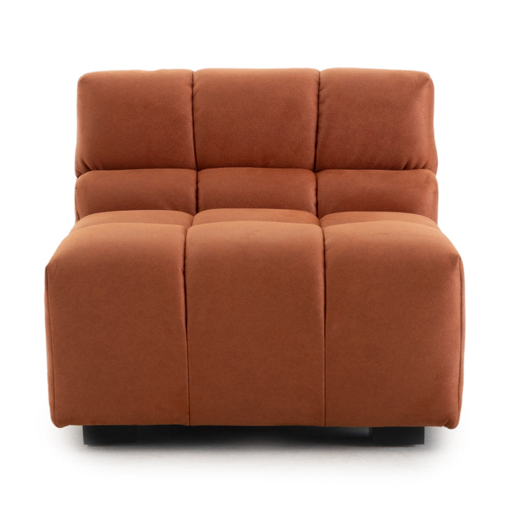 Norika Modular Armless Chair Orange