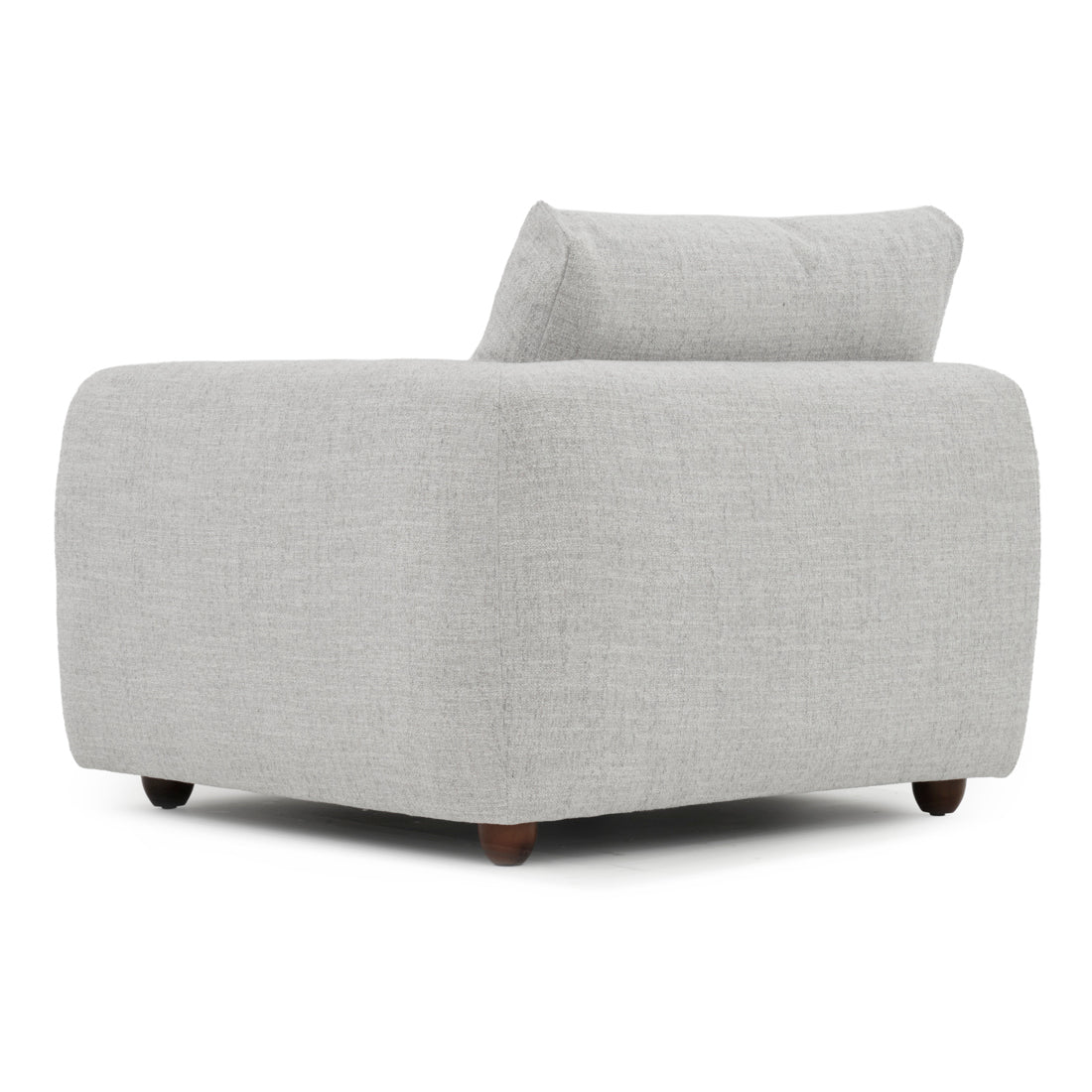 Nadal Modular Right Chair Light Grey