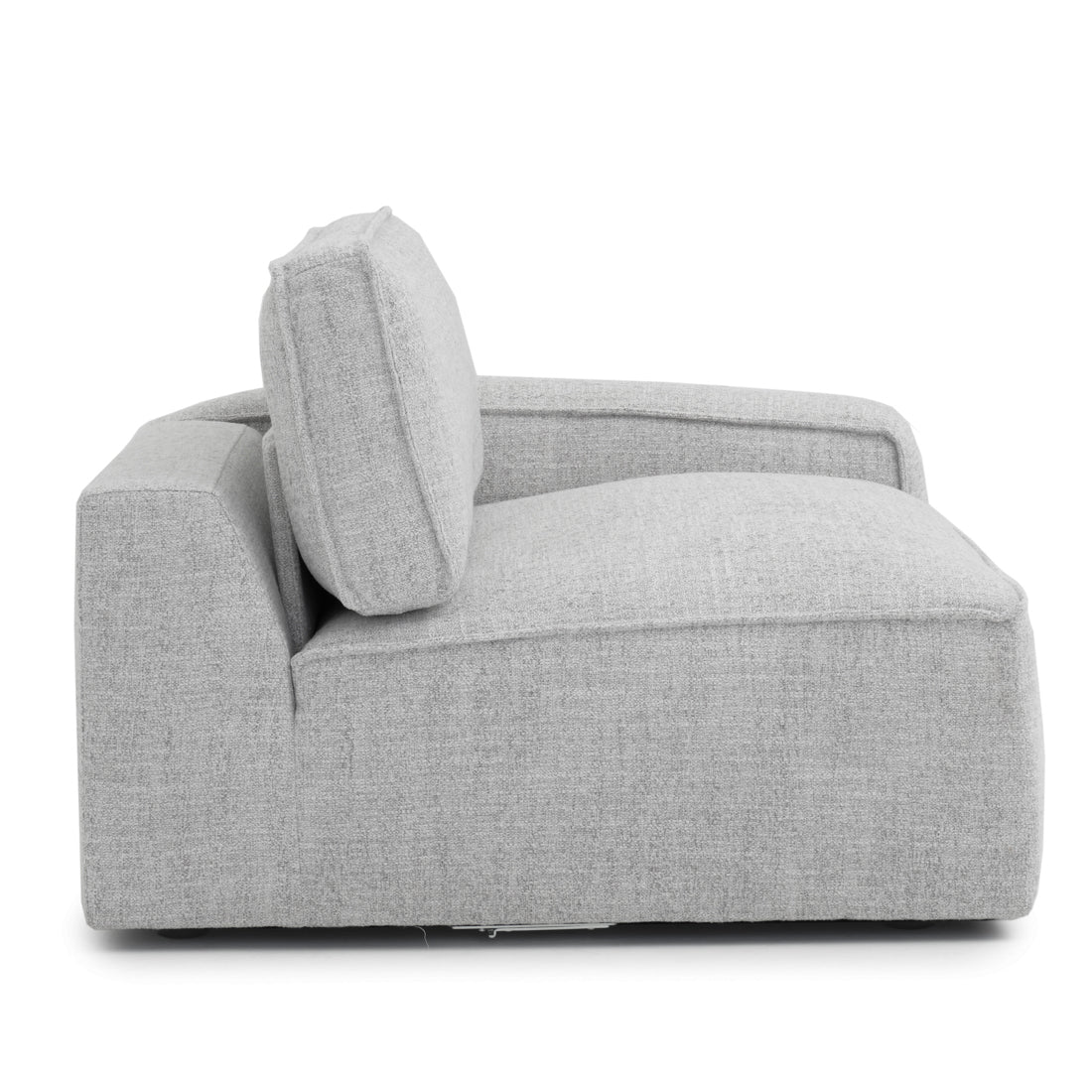 Nash Modular Right Chair Light Grey