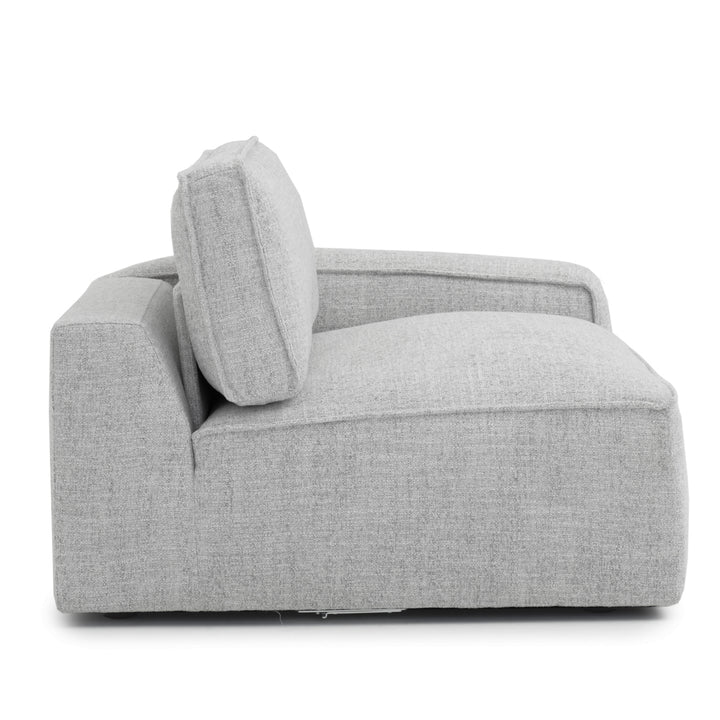 Nash Modular Right Chair Light Grey