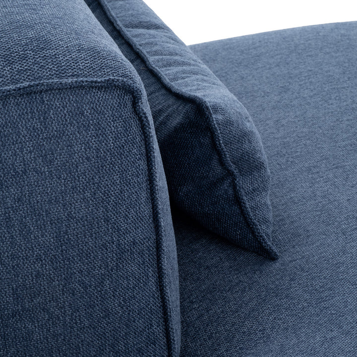 Ellemia Modular Chair W. Left Bumper Dark Blue