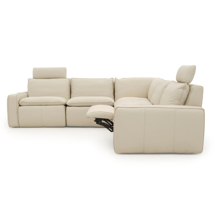 Nadyna Leather Modular Set Beige