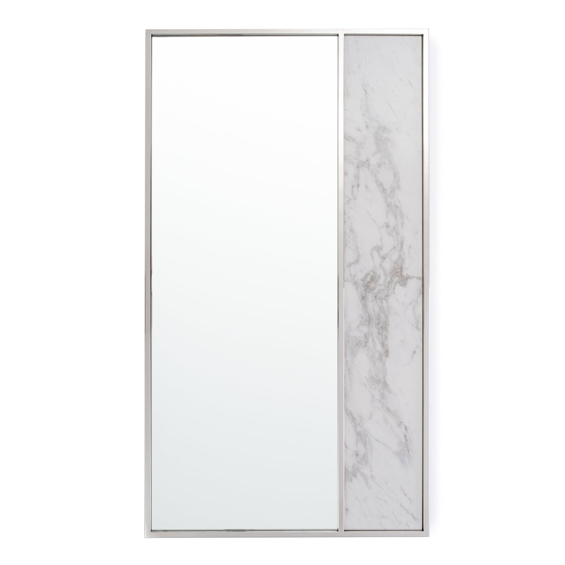Warli Floor Mirror White