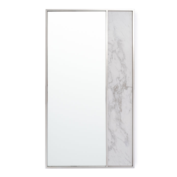 Warli Floor Mirror White