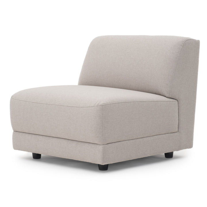 Nathan Modular Armless Chair Light Grey