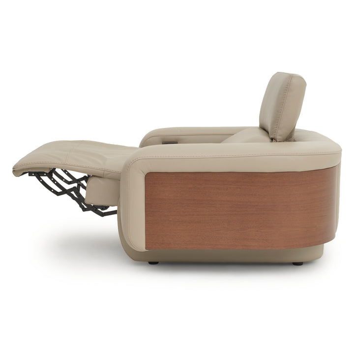 Eltha Reclining Accent Chair Taupe