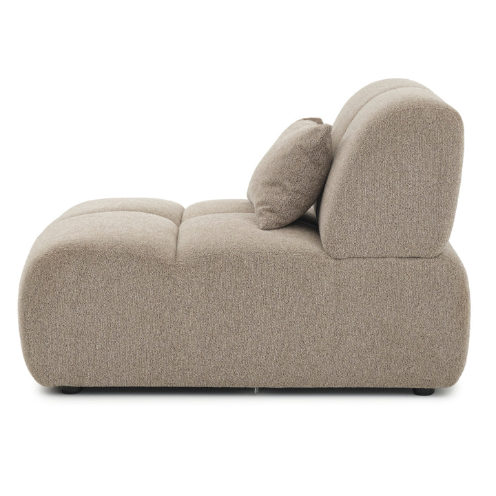 Edwina Modular Armless Chair Taupe