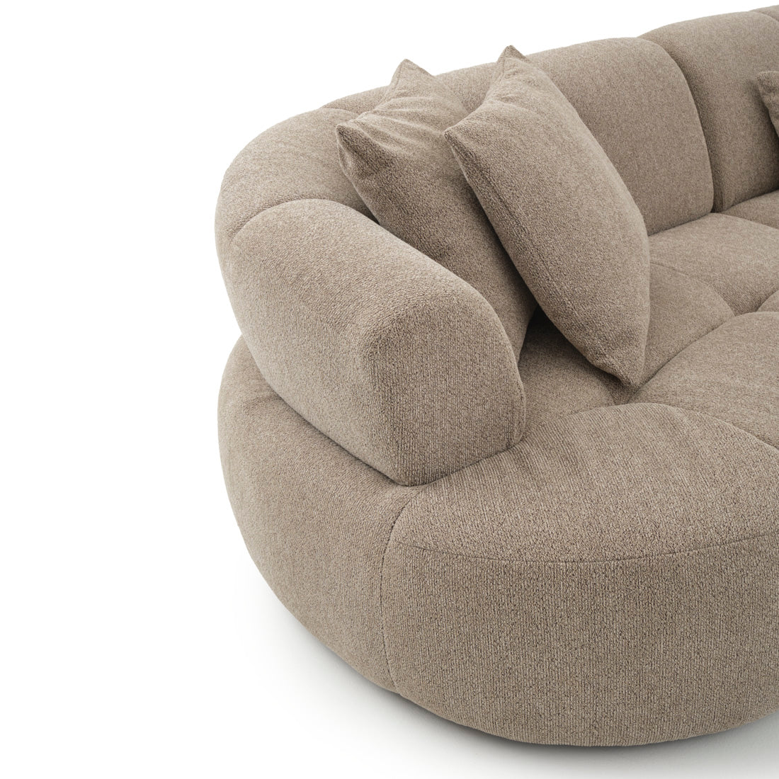 Edwina Fabric Modular Set Taupe