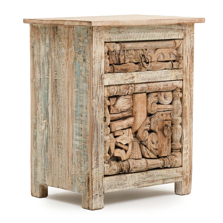 Indira Nightstand Light Brown