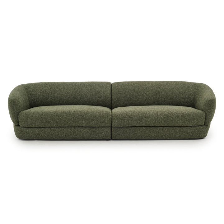 Nesla Fabric Sofa Dark Green