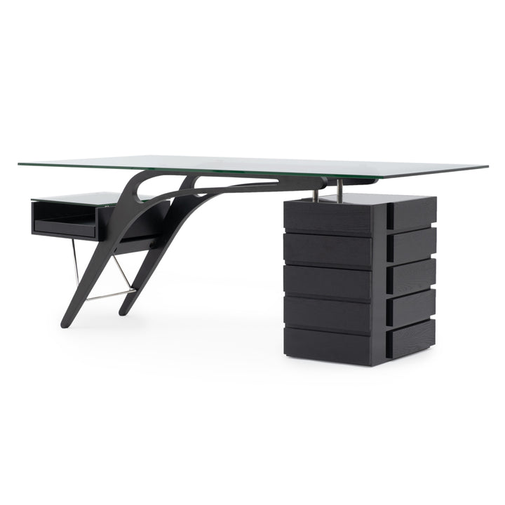 Stealth Desk Dark Brown