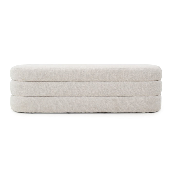 Esina Bench with Storage Beige