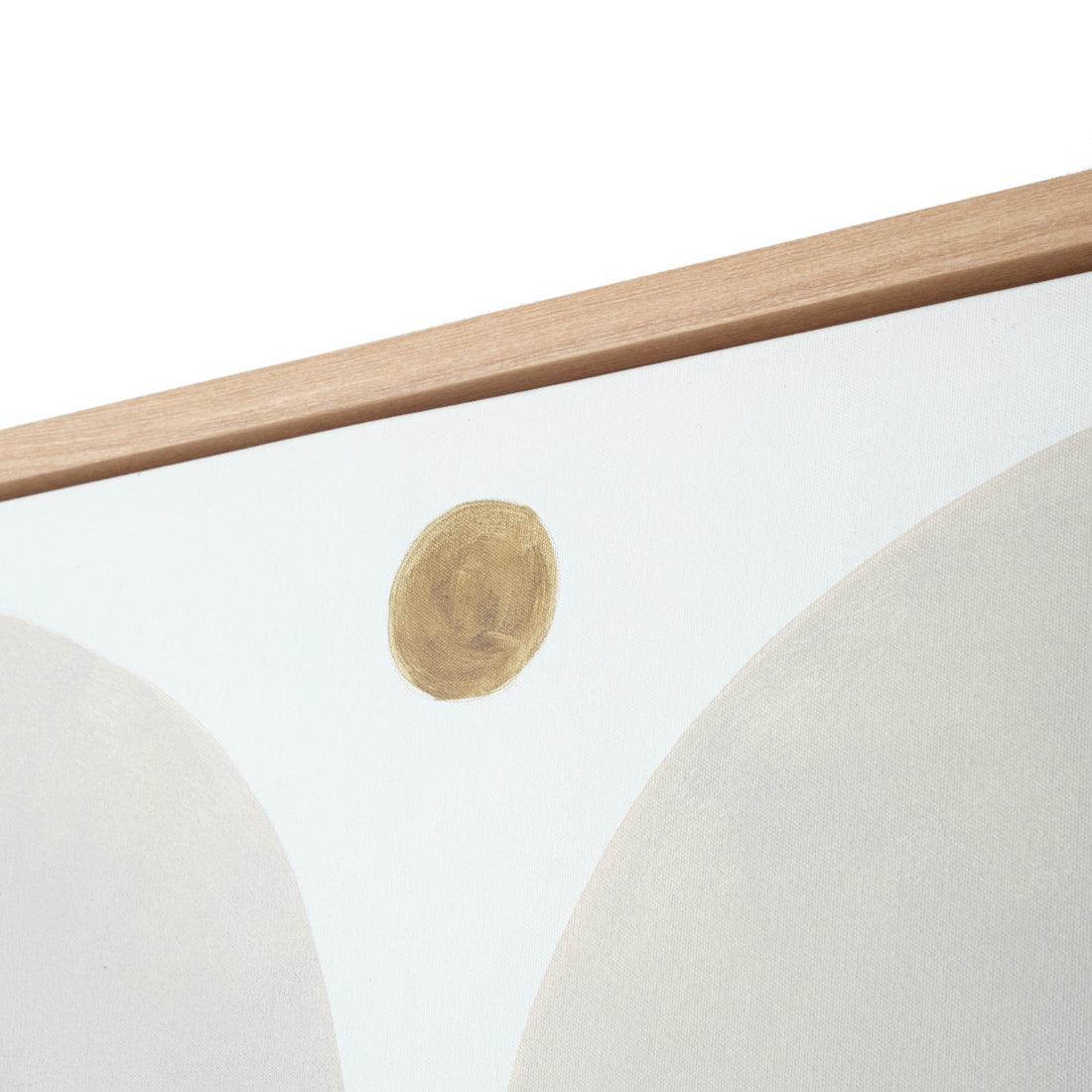 Nomadi Painting on Canvas Beige
