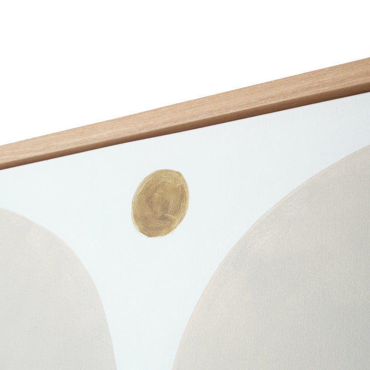 Nomadi Painting on Canvas Beige