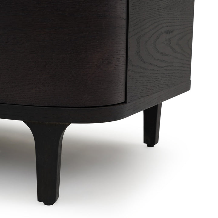 Widisha 5-Drawer Chest Dark Brown