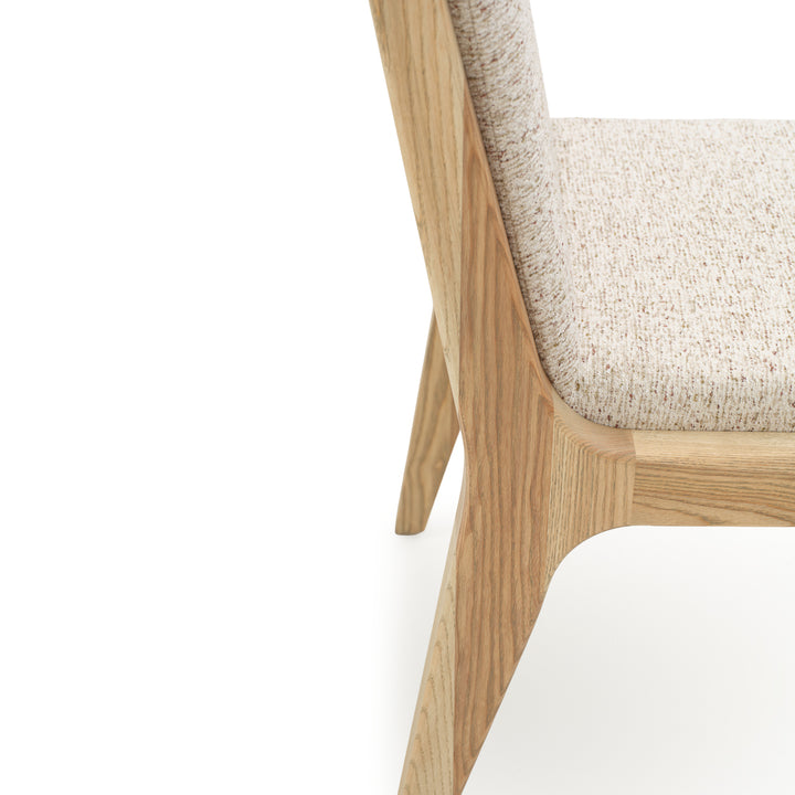 Narah Fabric Chair Light Grey