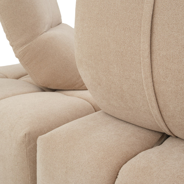 Nerida Fabric Sectional Sofa Beige