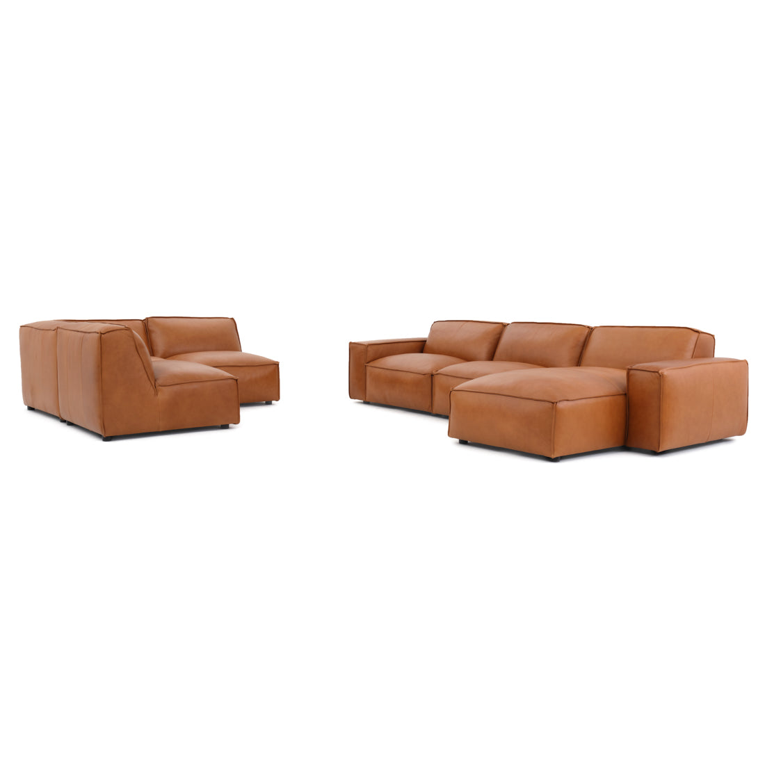 Nook Leather Modular Set Cognac