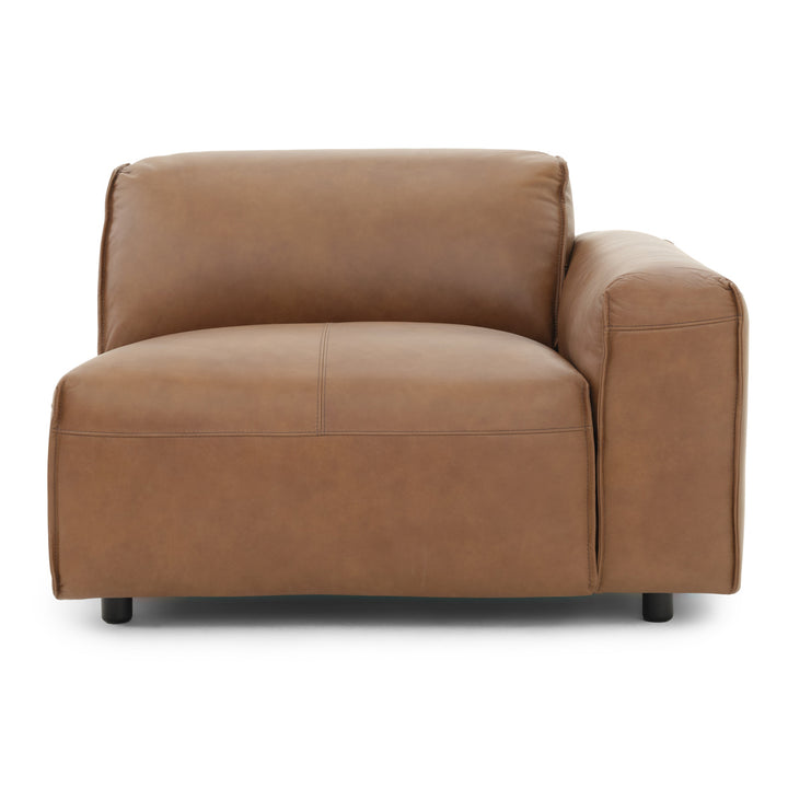 Nessa Modular Right Chair Dark Brown