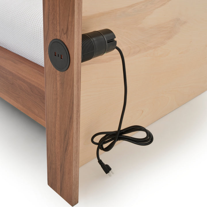 Edriana Queen Bed Dark Brown
