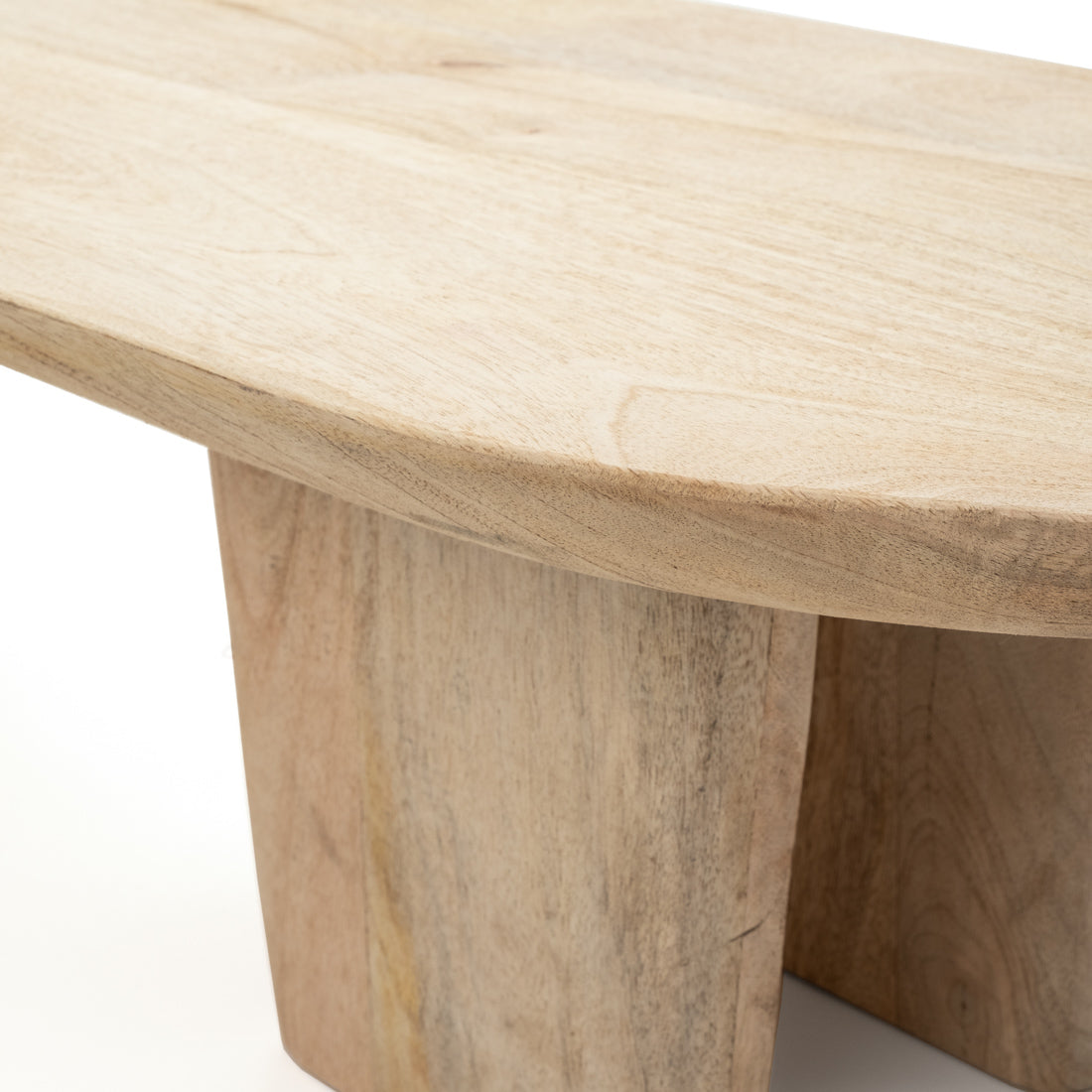 Indira Wood Coffee Table Light Brown