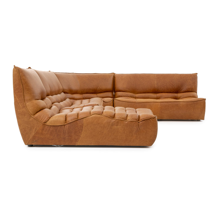 Nesto Leather Modular Set Cognac