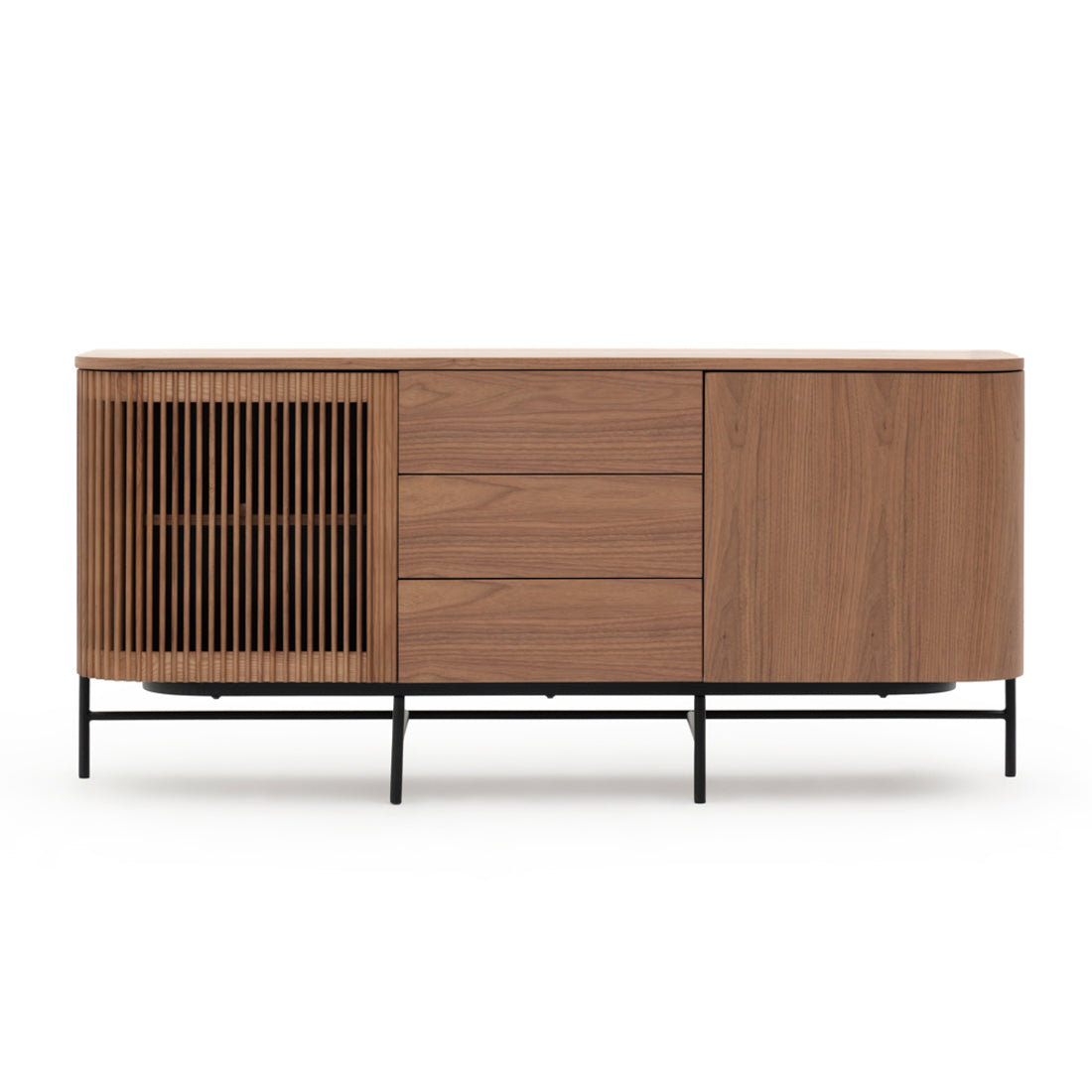 Easton Wood Sideboard Dark Brown