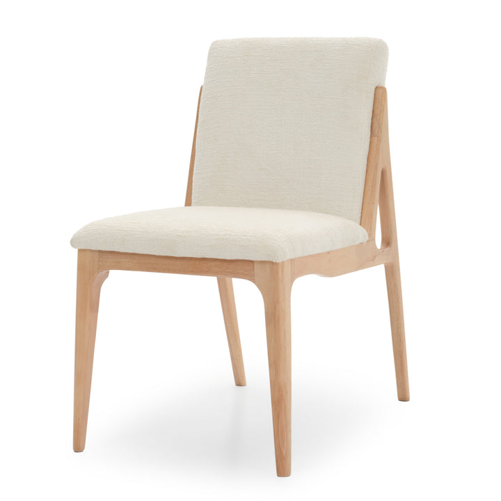 Edrina Fabric Chair White