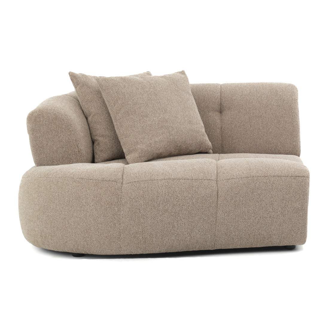 Edwina Modular Left Loveseat Taupe