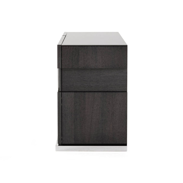 Carlyle Wood Sideboard Dark Grey