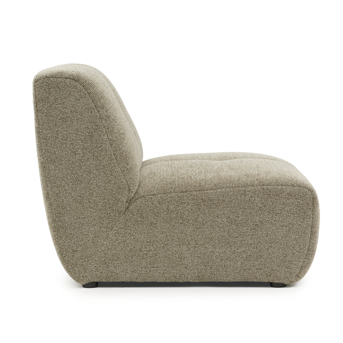 Nalinda Modular Armless Chair Light Green