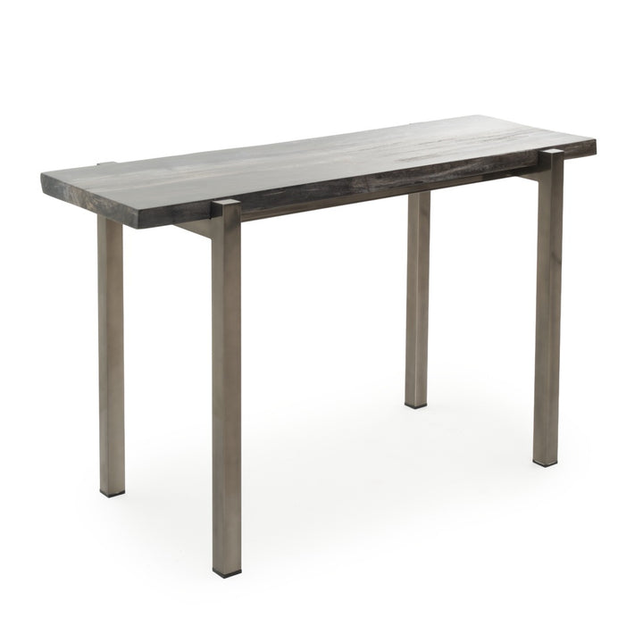 Wakerley Wood Console Table Black