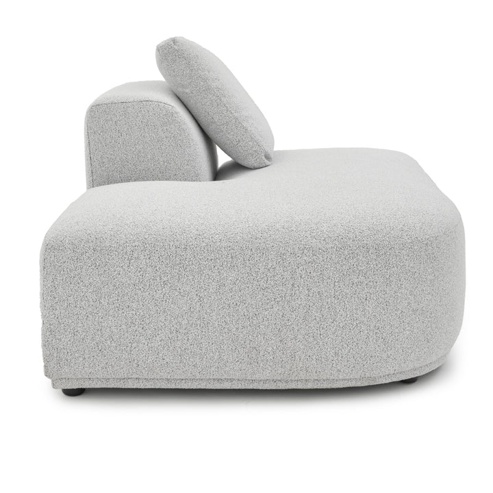 Willowdale Modular Chair W. Left Bumper Light Grey