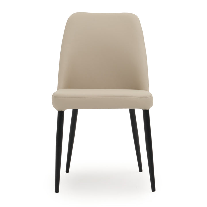 Wima Leather Chair Beige