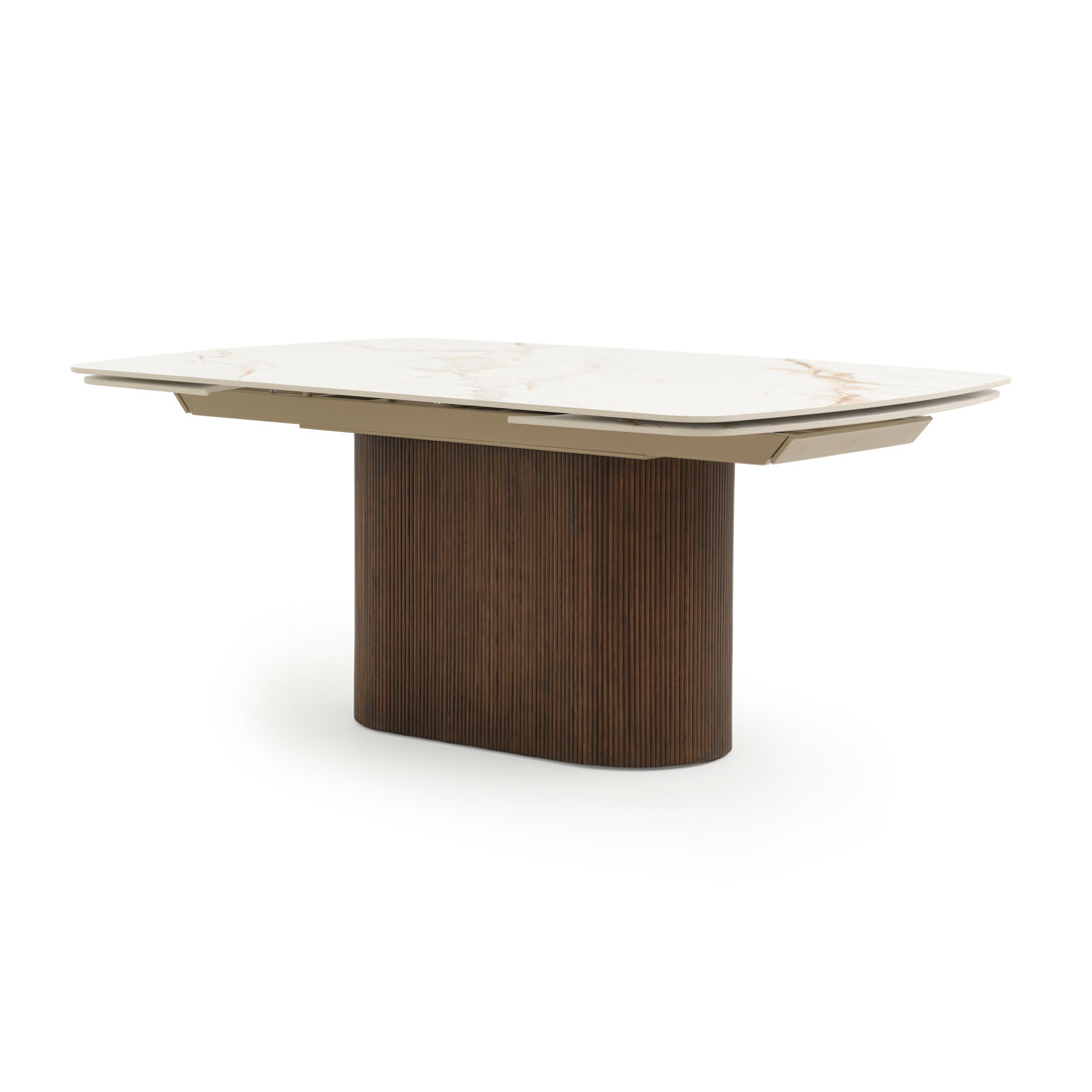 Esmeralda Extendable Dining Table White