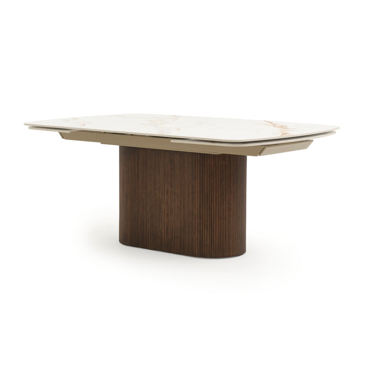 Esmeralda Extendable Dining Table White