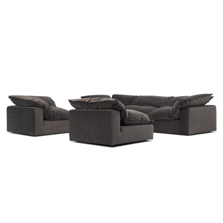 Nuage Fabric Modular Set Dark Grey