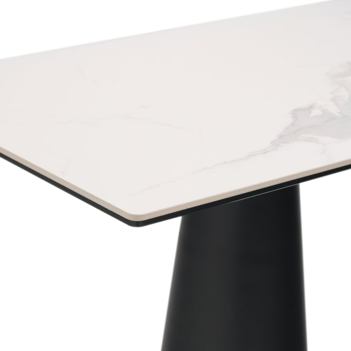 Wyon Ceramic Console Table Black