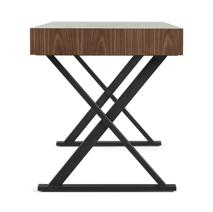 Neghan Desk Dark Brown
