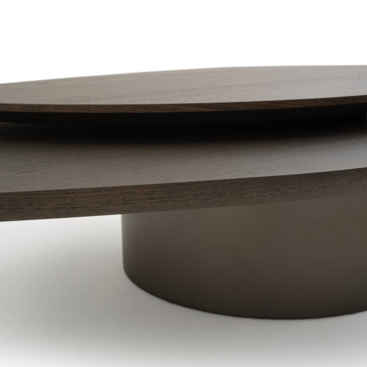 Eirian Wood Coffee Table Dark Grey