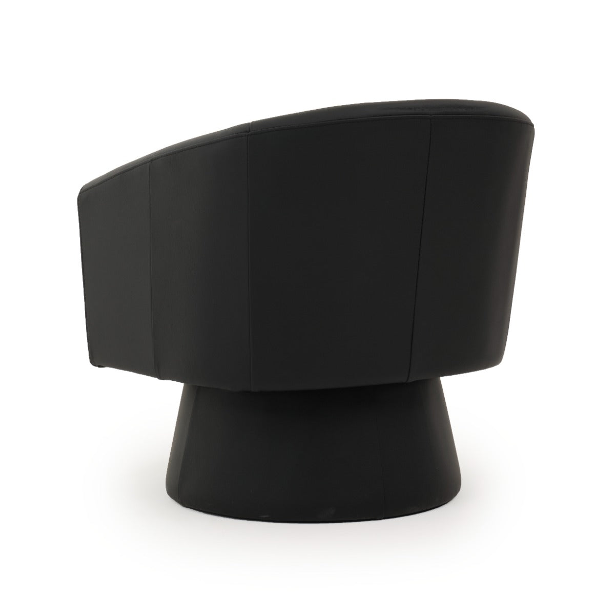 Wesel Swivel Accent Chair Black
