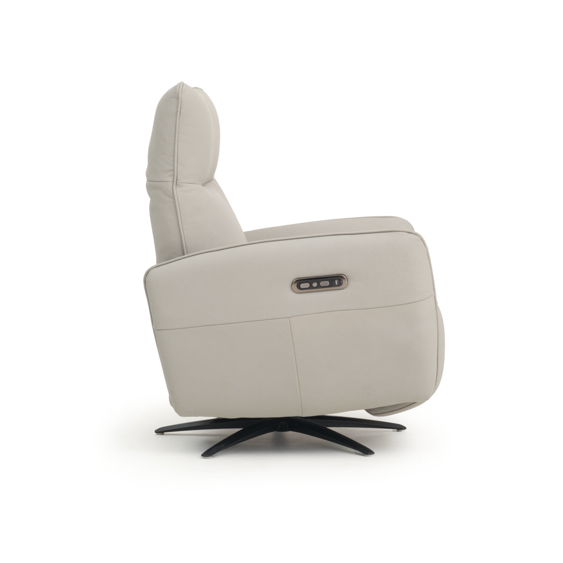 Naruto Reclining Accent Chair Light Grey
