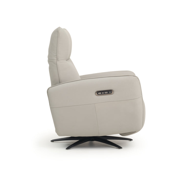 Naruto Reclining Accent Chair Light Grey