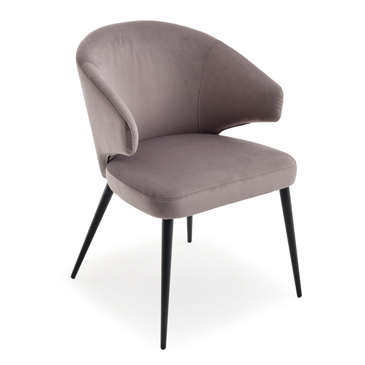 Winisha Fabric Armchair Light Grey